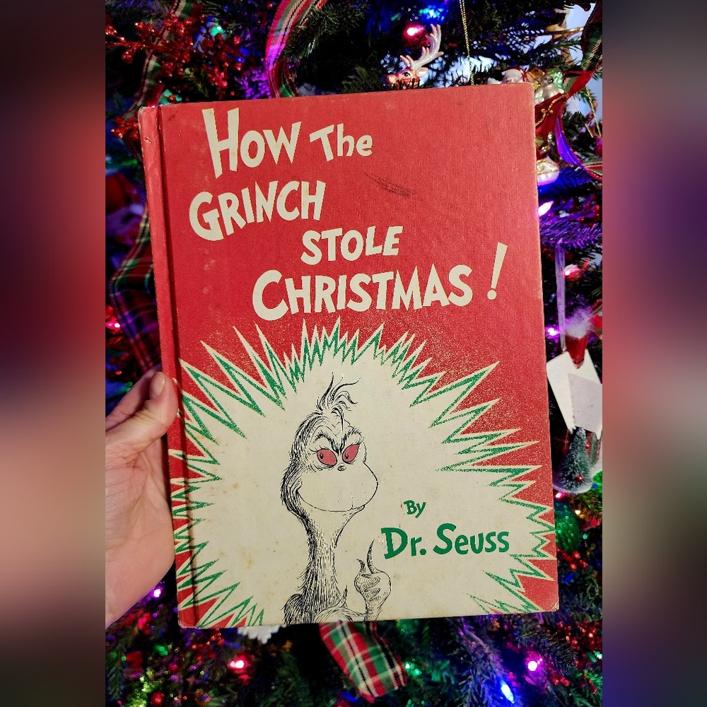 How the Grinch Stole Christmas 1957 Vintage Hardback Book